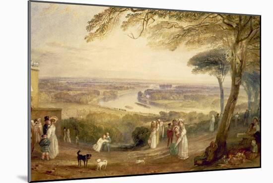 Richmond Terrace, Surrey, Summer, 1836-J. M. W. Turner-Mounted Giclee Print