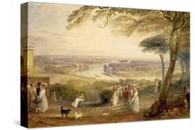 Richmond Terrace, Surrey, Summer, 1836-J. M. W. Turner-Stretched Canvas