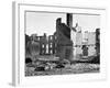 Richmond, VA, Burnt District in Richmond, Civil War-Lantern Press-Framed Art Print