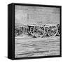 Richmond, VA, Captured Guns, Civil War-Lantern Press-Framed Stretched Canvas