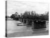 Richmond, VA, Ruins of Mayo's Bridge, Civil War-Lantern Press-Stretched Canvas