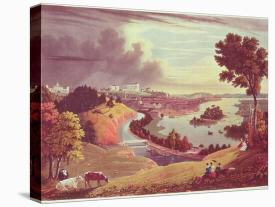 Richmond, Virginia, Engraved by William James Bennett-George Cooke-Stretched Canvas