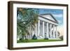 Richmond, Virginia, Exterior View of the State Capitol Building-Lantern Press-Framed Art Print