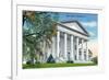 Richmond, Virginia, Exterior View of the State Capitol Building-Lantern Press-Framed Premium Giclee Print