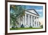 Richmond, Virginia, Exterior View of the State Capitol Building-Lantern Press-Framed Premium Giclee Print