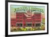 Richmond, Virginia, P.H. Mayo and Brother US Navy Brand Tobacco Label-Lantern Press-Framed Premium Giclee Print