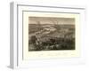 Richmond, Virginia - Panoramic Map-Lantern Press-Framed Art Print