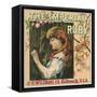 Richmond, Virginia, The Imperial Ruby Birds Eye Brand Tobacco Label-Lantern Press-Framed Stretched Canvas