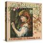 Richmond, Virginia, The Imperial Ruby Birds Eye Brand Tobacco Label-Lantern Press-Stretched Canvas