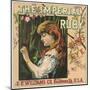 Richmond, Virginia, The Imperial Ruby Birds Eye Brand Tobacco Label-Lantern Press-Mounted Art Print