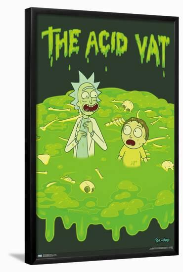 Rick And Morty - Acid Vat-Trends International-Framed Poster