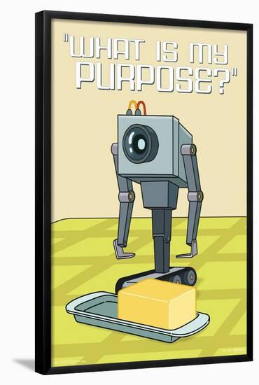 Rick And Morty - Butter Bot-Trends International-Framed Poster