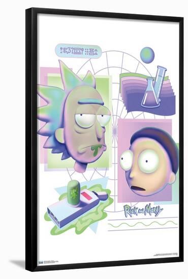 Rick and Morty - Chemistry-Trends International-Framed Poster