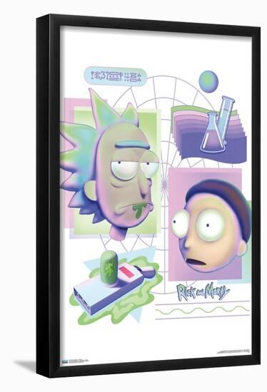 Rick and Morty - Chemistry-Trends International-Framed Poster
