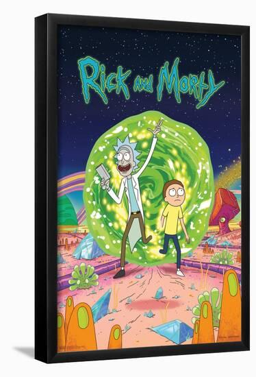 Rick And Morty - Cover-Trends International-Framed Poster