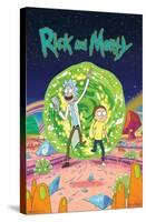 Rick And Morty - Cover-Trends International-Stretched Canvas