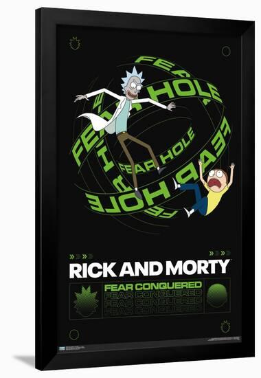 Rick And Morty - Fear Hole-Trends International-Framed Poster