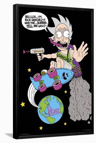 RICK AND MORTY - GREETINGS-null-Framed Poster