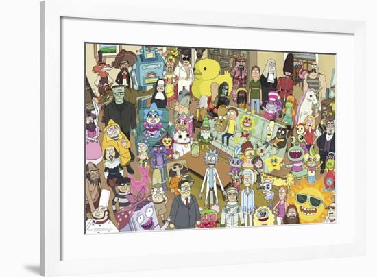 RICK AND MORTY - GROUP-null-Framed Poster