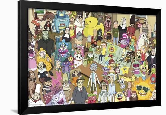 RICK AND MORTY - GROUP-null-Framed Poster