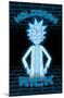 Rick And Morty - Hologram Rick-Trends International-Mounted Poster