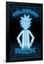 Rick And Morty - Hologram Rick-Trends International-Framed Poster