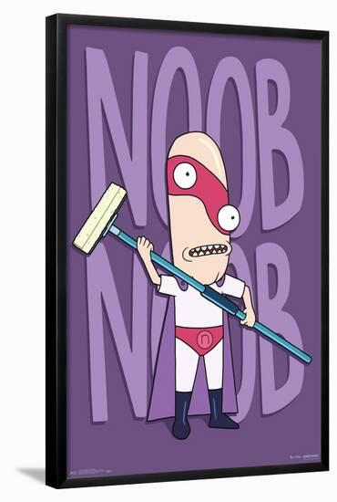 Rick And Morty - Noob Noob-Trends International-Framed Poster