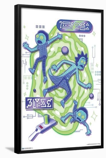 Rick and Morty - Portal Vaporick-Trends International-Framed Poster