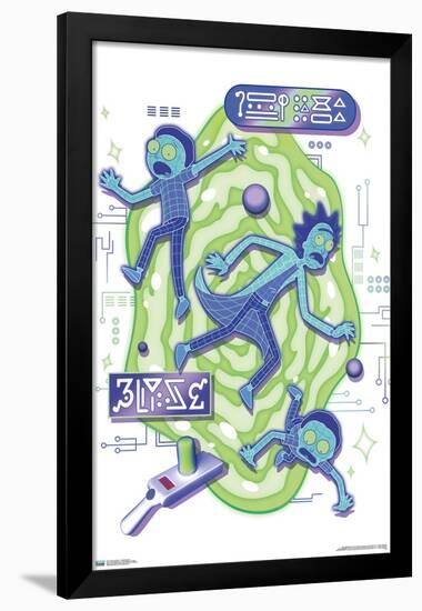 Rick and Morty - Portal Vaporick-Trends International-Framed Poster