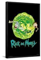 Rick And Morty- Portal-null-Framed Poster