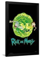 Rick And Morty- Portal-null-Framed Poster