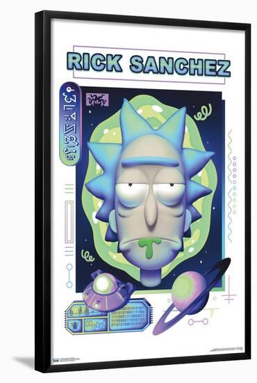 Rick and Morty - Rick Sanchez-Trends International-Framed Poster