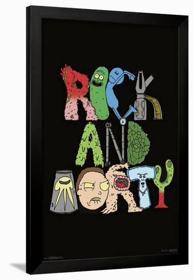 RICK AND MORTY - SIGN-null-Framed Poster