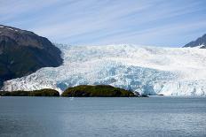 Beautiful Glaciers Drop into the Ocean in Kenai Fjords NP, Alaska-Rick Daley-Framed Photographic Print