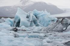 Glacier Lagoon, Iceland. Sunrise-Rick Daley-Photographic Print