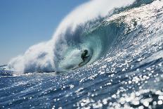 Surfer Riding a Wave-Rick Doyle-Framed Photographic Print