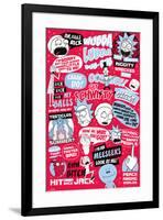 Rick & Morty - Quotes-null-Framed Poster