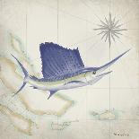 Sailfish Map I-Rick Novak-Art Print