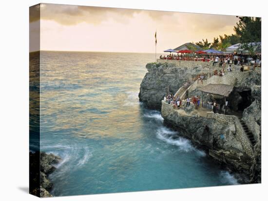 Rick's Cafe, Negril, Jamaica-Doug Pearson-Stretched Canvas