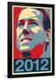 Rick Santorum 2012 Political Poster-null-Framed Poster