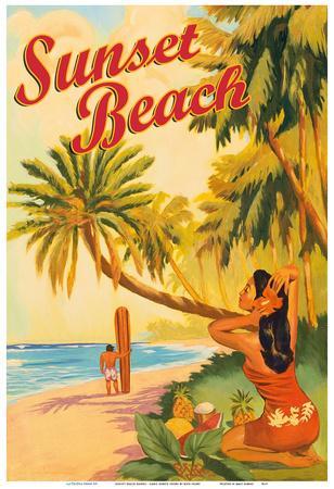Sunset Beach Hawaii - Oahu North Shore - Surfer