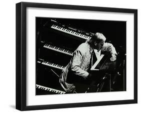 Rick Wakeman Performing at the Forum Theatre, Hatfield, Hertfordshire, 6 October 1987-Denis Williams-Framed Photographic Print