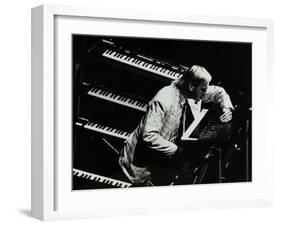 Rick Wakeman Performing at the Forum Theatre, Hatfield, Hertfordshire, 6 October 1987-Denis Williams-Framed Photographic Print