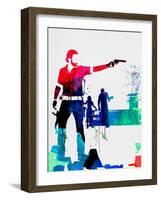 Rick Watercolor-Lora Feldman-Framed Art Print