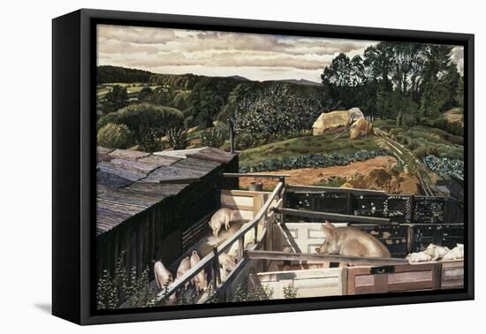 Rickett's Farm, Cookham Dene-Stanley Spencer-Framed Stretched Canvas