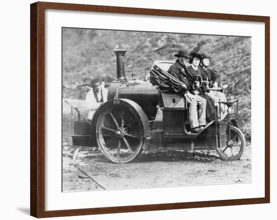 Rickett's Steam Carriage, 1860-null-Framed Photographic Print