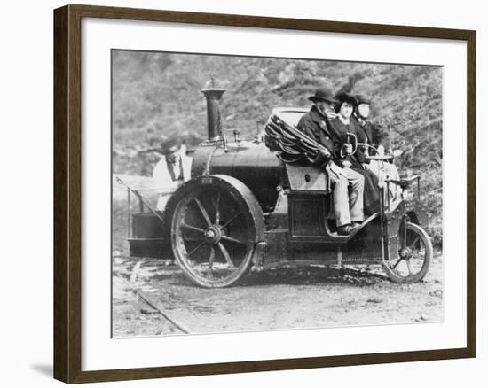 Rickett's Steam Carriage, 1860-null-Framed Photographic Print