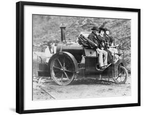 Rickett's Steam Carriage, 1860-null-Framed Photographic Print