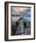 Rickety Island Dock on Saturna Island in British Columbia Canada.-James Wheeler-Framed Photographic Print