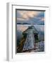 Rickety Island Dock on Saturna Island in British Columbia Canada.-James Wheeler-Framed Premium Photographic Print